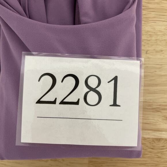 Lululemon Nulu Twist-Back Yoga Tank Top Wisteria Purple Size 6 Athletic Workout - Picture 7 of 7